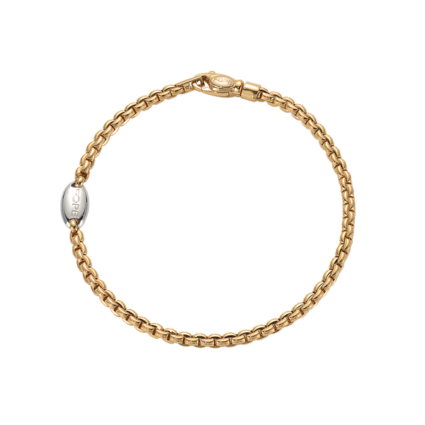 FOPE Eka 18ct Yellow Gold Slim Bracelet - Berry's Jewellers