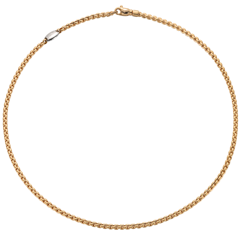 FOPE Eka 18ct Yellow Gold Slim Collarette - Berry's Jewellers