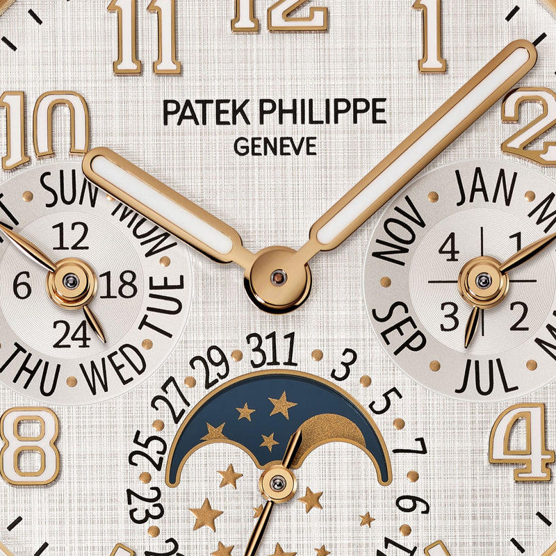 Patek Philippe Twenty~4 Perpetual Calendar 18ct Rose Gold Silver Dial Watch - Berry's Jewellers