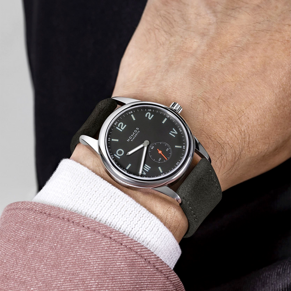 NOMOS Glashütte Club Campus 38mm Night Black Dial Manual-Wind Watch - Berry's Jewellers