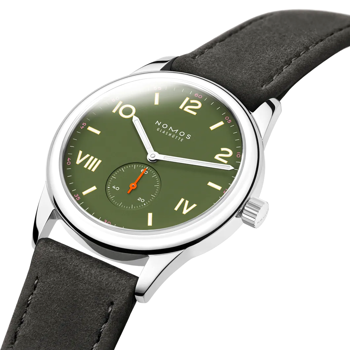 Club Campus 38mm All Olive Dial Manual-Wind Watch