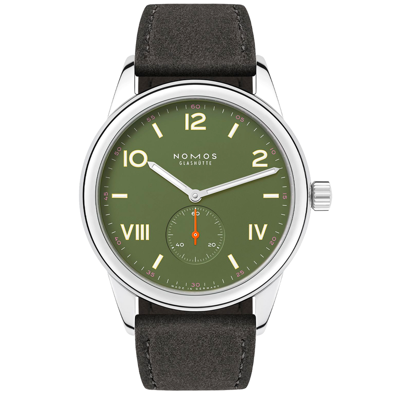 Club Campus 38mm All Olive Dial Manual-Wind Watch