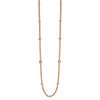 FOPE Prima 18ct Yellow Gold Long Necklace With Diamond Rondels - Berry's Jewellers