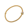 Prima 18ct Yellow Gold Bracelet With Multi-Tone Rondels
