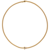FOPE Prima 18ct Yellow Gold Necklace With Multi-Tone Rondels - Berry's Jewellers