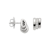 Prima 18ct White Gold Pavé Diamond Set Stud Earrings