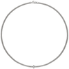 FOPE Prima 18ct White Gold Necklace With Pavé Diamond Set Rondel - Berry's Jewellers
