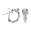 FOPE Prima 18ct White Gold Diamond Set Hoop Earrings - Berry's Jewellers