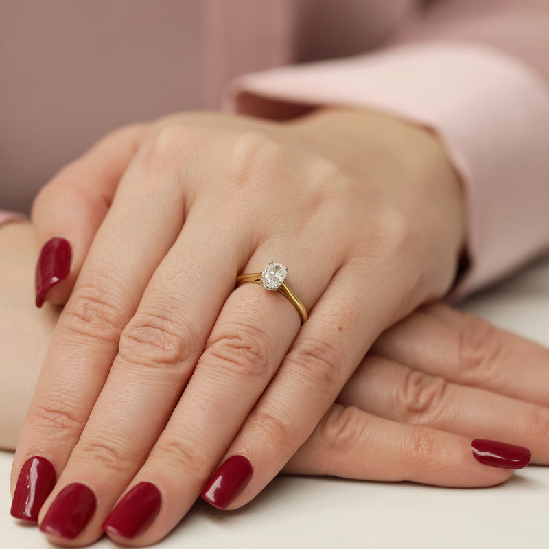 Berry's 18ct Yellow Gold GIA Certificated Oval Diamond Engagement Ring - Berry's Jewellers