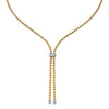 FOPE 18ct Yellow Gold Eka Diamond Set Tassel Necklet - Berry's Jewellers