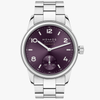 NOMOS Glashütte Club Sport Neomatik 34mm Purple Dial Ladies Bracelet Watch - Berry's Jewellers