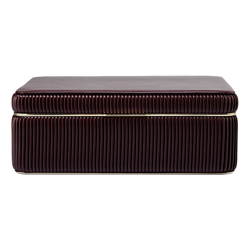 Bella Bordeaux Large Jewellery Box