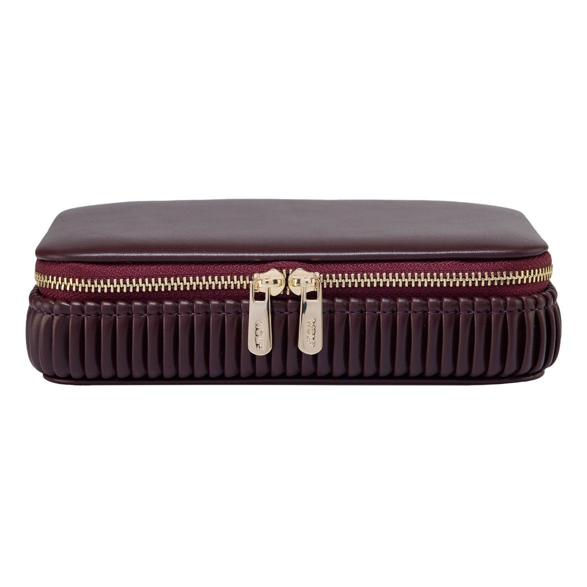 WOLF 1834 Bella Bordeaux Zip Case - Berry's Jewellers