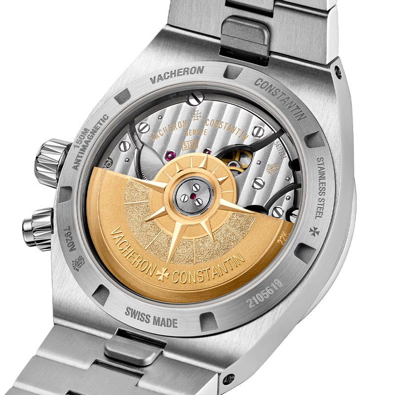 Vacheron Constantin Overseas Dual Time 41mm Steel Black Dial Mens Automatic Watch - Berry's Jewellers