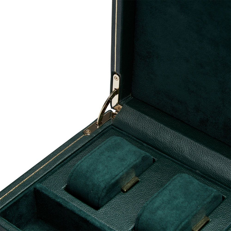 British Racing Green Single Watch Winder With Storage