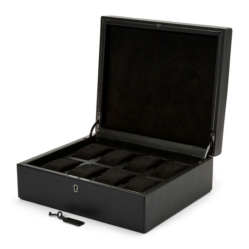 British Racing Black 8 Piece Watch Box