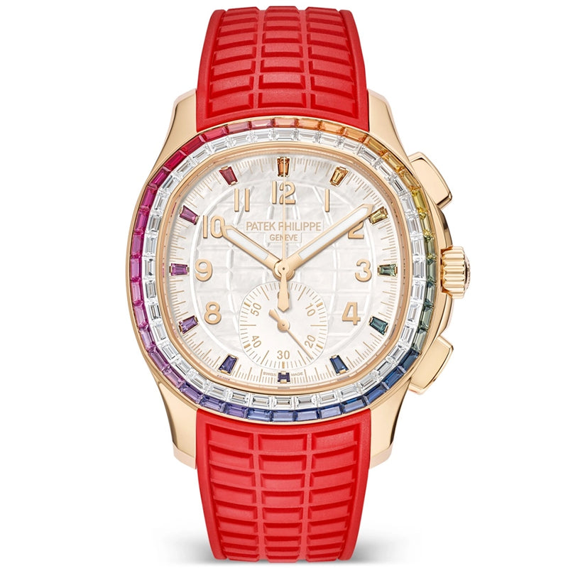 Patek Philippe Aquanaut Luce 'Rainbow' Chronograph 18ct Rose Gold Watch - Berry's Jewellers