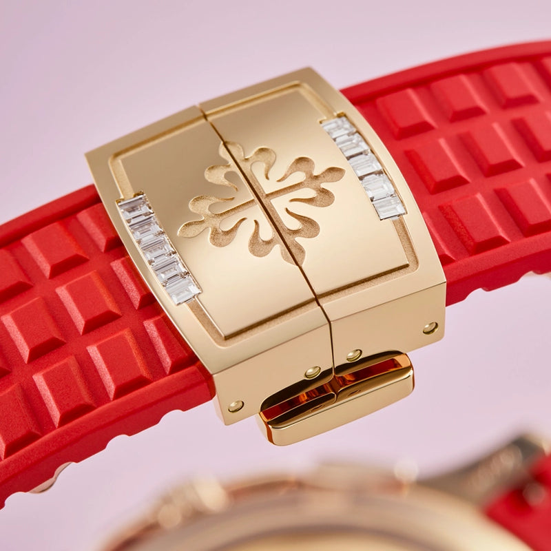 Patek Philippe Aquanaut Luce 'Rainbow' Chronograph 18ct Rose Gold Watch - Berry's Jewellers