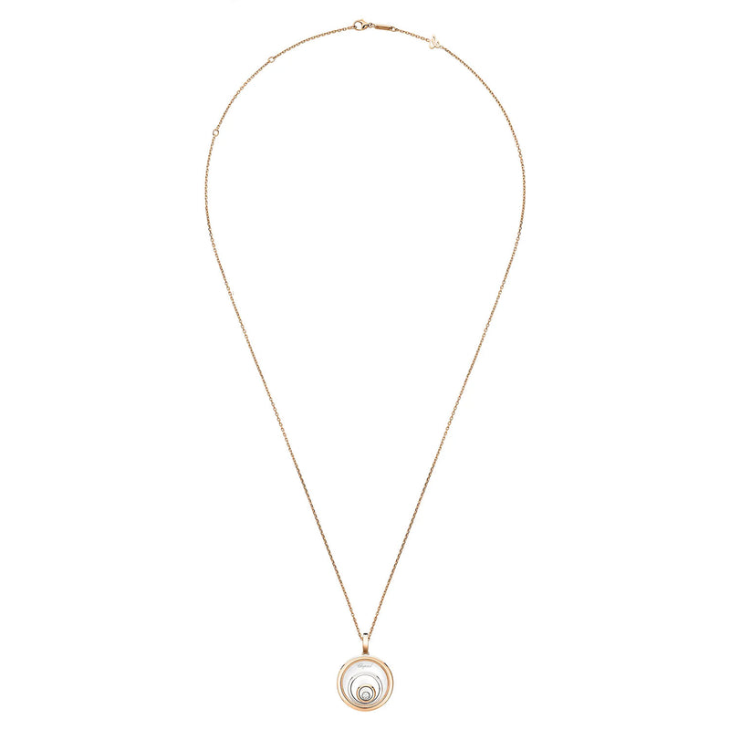 Chopard 18ct Rose and White Gold Happy Spirit Pendant - Berry's Jewellers