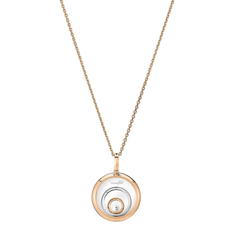 Chopard 18ct Rose and White Gold Happy Spirit Pendant - Berry's Jewellers