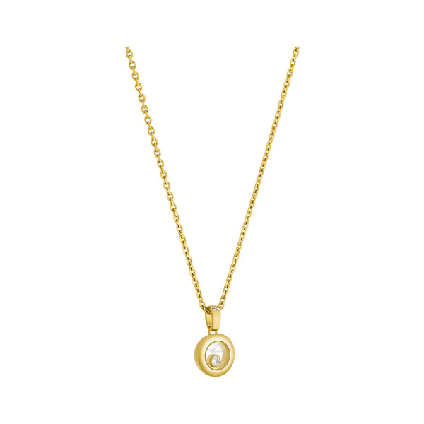 Chopard Happy Diamonds Icons 18ct Yellow Gold Round Pendant - Berry's Jewellers