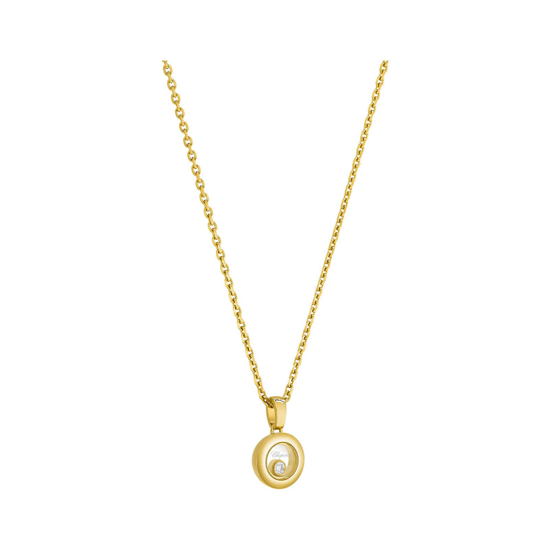 Chopard Happy Diamonds Icons 18ct Yellow Gold Round Pendant - Berry's Jewellers