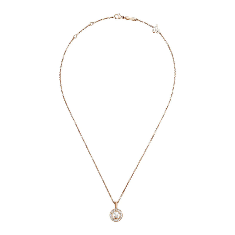 Happy Diamonds Icons 18ct Rose Gold Small Round Pendant