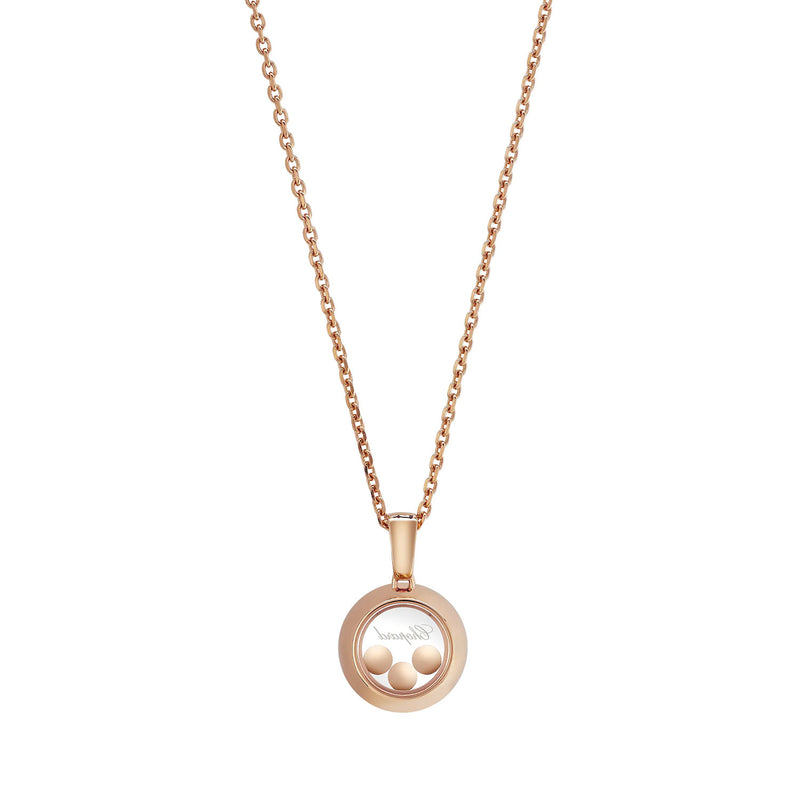 Happy Diamonds Icons 18ct Rose Gold Round Pendant
