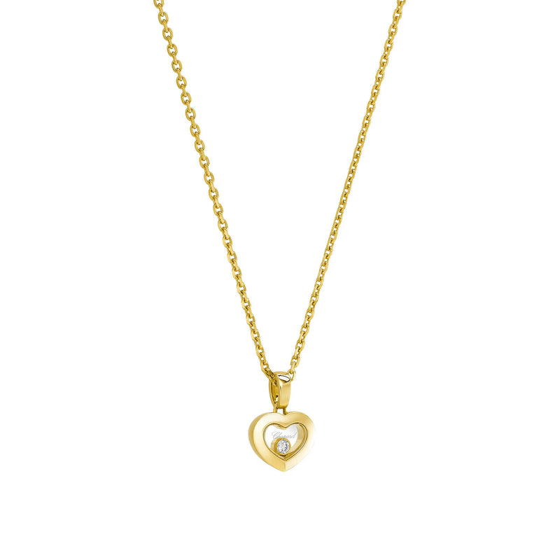 Chopard Happy Diamonds Icons 18ct Yellow Gold Heart Pendant - Berry's Jewellers
