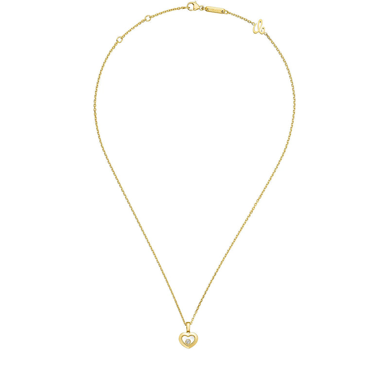 Chopard Happy Diamonds Icons 18ct Yellow Gold Heart Pendant - Berry's Jewellers