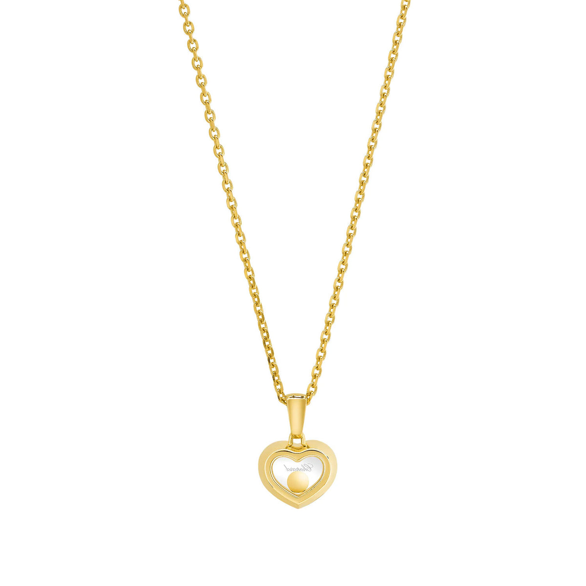 Chopard Happy Diamonds Icons 18ct Yellow Gold Heart Pendant - Berry's Jewellers