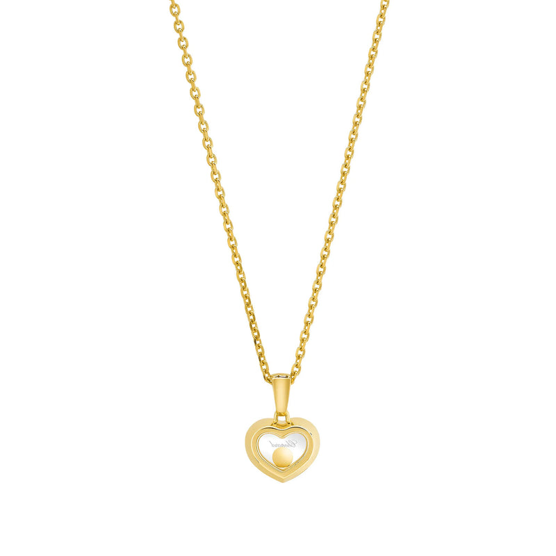 Chopard Happy Diamonds Icons 18ct Yellow Gold Heart Pendant - Berry's Jewellers