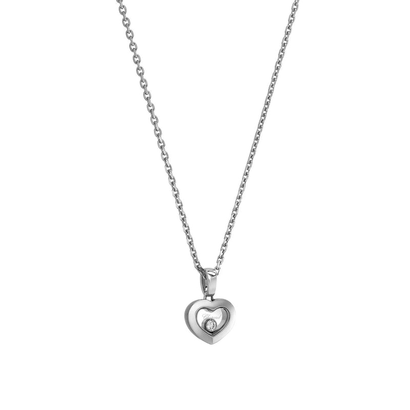 Chopard Chopard Happy Diamonds Icons 18ct White Gold Heart Pendant - Berry's Jewellers