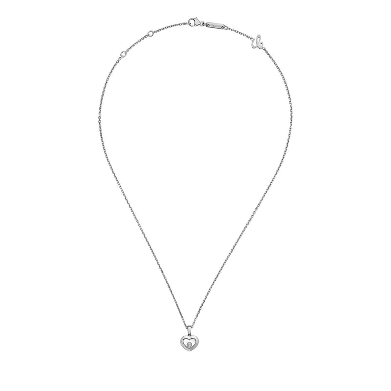 Chopard Chopard Happy Diamonds Icons 18ct White Gold Heart Pendant - Berry's Jewellers