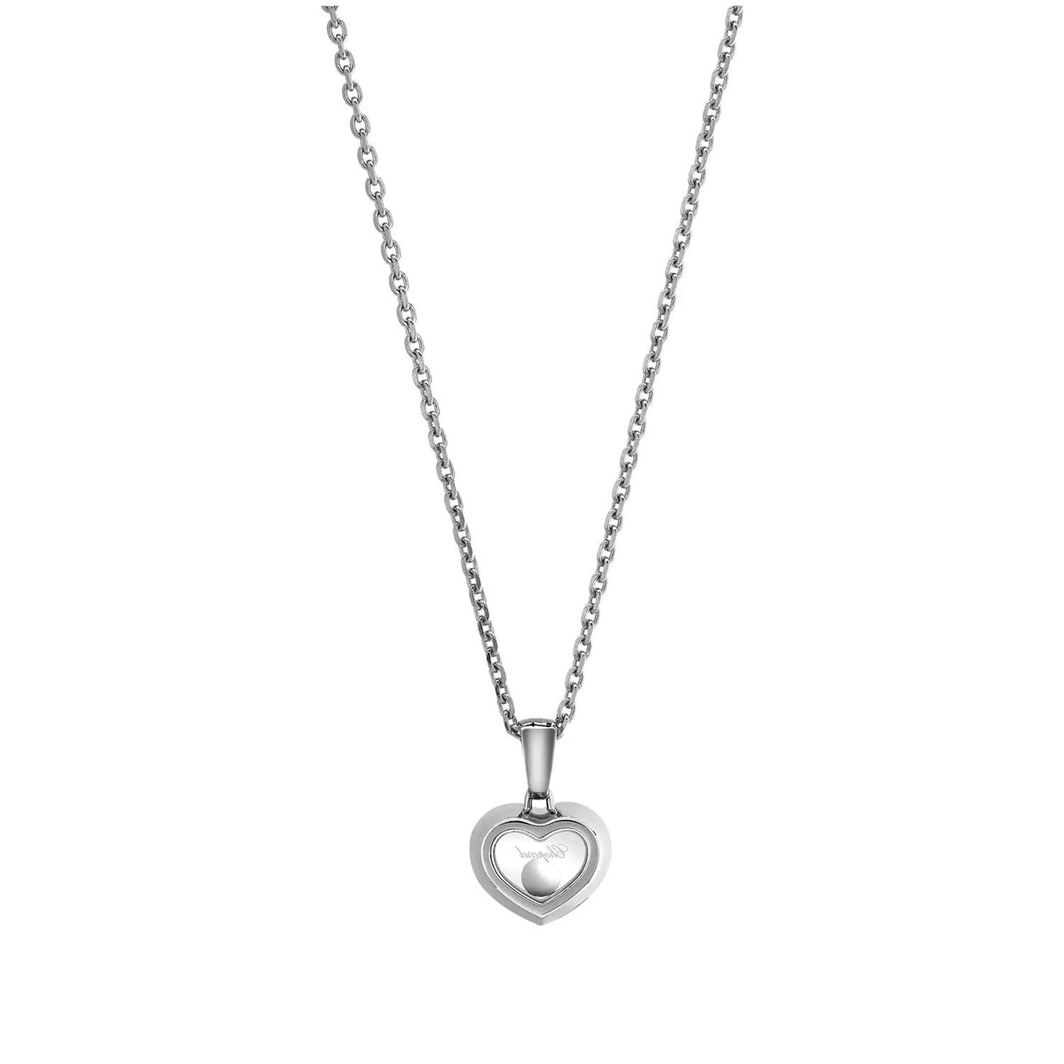 Chopard Chopard Happy Diamonds Icons 18ct White Gold Heart Pendant - Berry's Jewellers