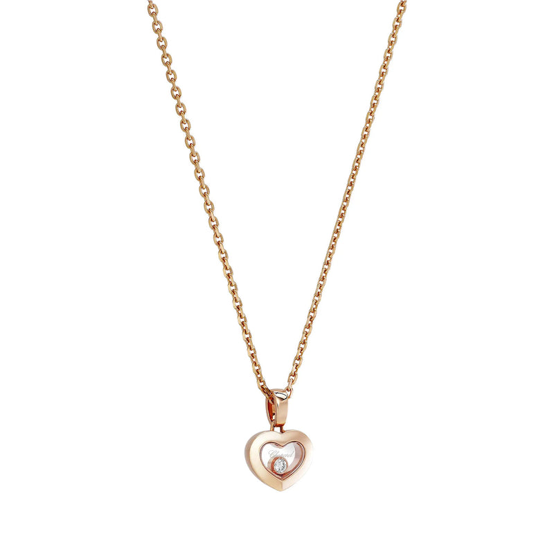 Happy Diamonds Icons 18ct Rose Gold Heart Pendant