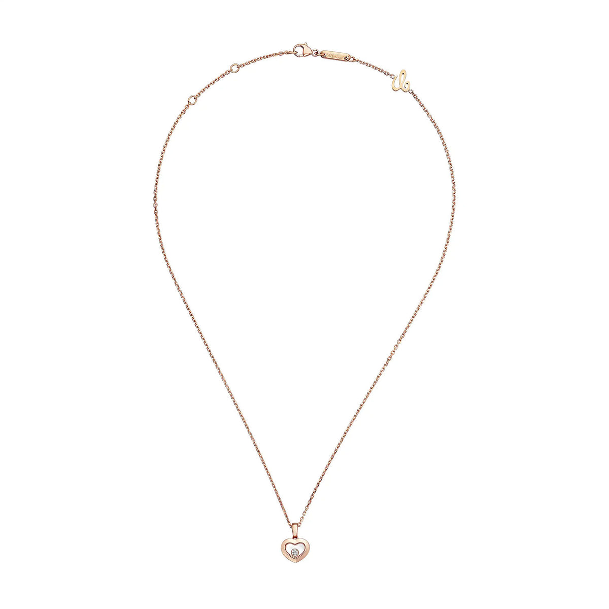 Happy Diamonds Icons 18ct Rose Gold Heart Pendant