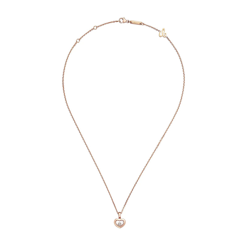 Happy Diamonds Icons 18ct Rose Gold Heart Pendant