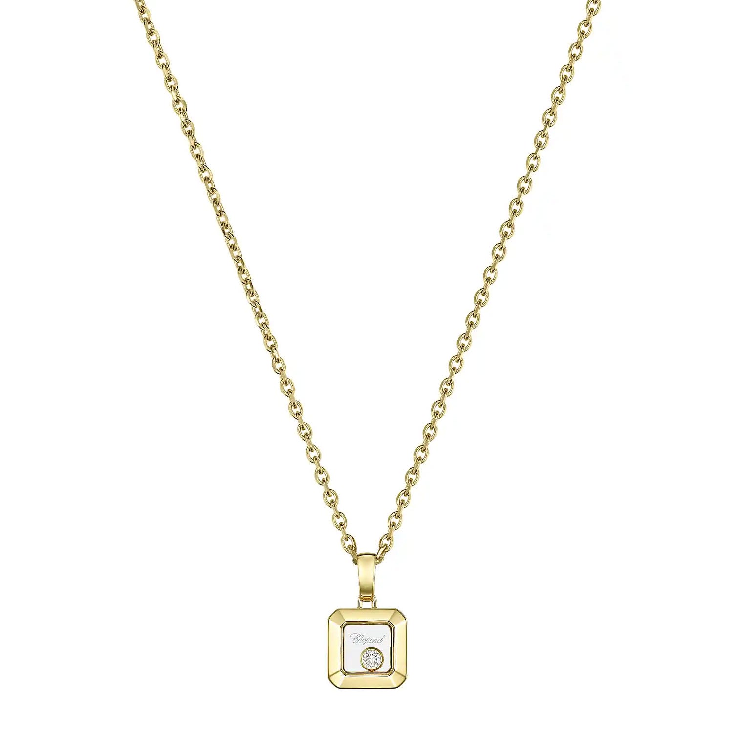 Chopard 18ct Yellow Gold Happy Diamonds Icons Pendant - Berry's Jewellers