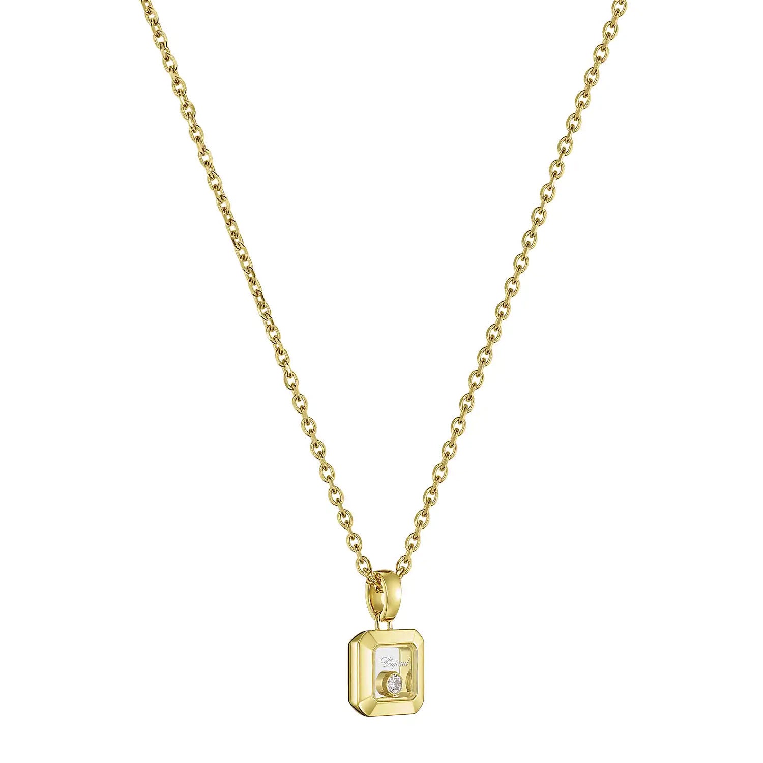 Chopard 18ct Yellow Gold Happy Diamonds Icons Pendant - Berry's Jewellers