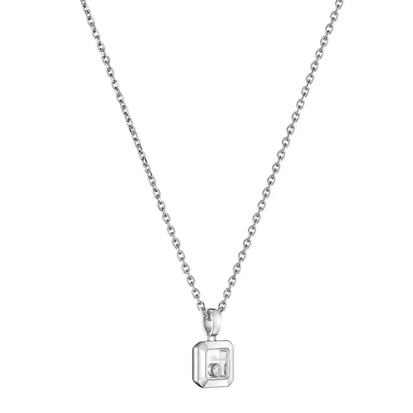 Chopard 18ct White Gold Happy Diamond Icons Pendant - Berry's Jewellers