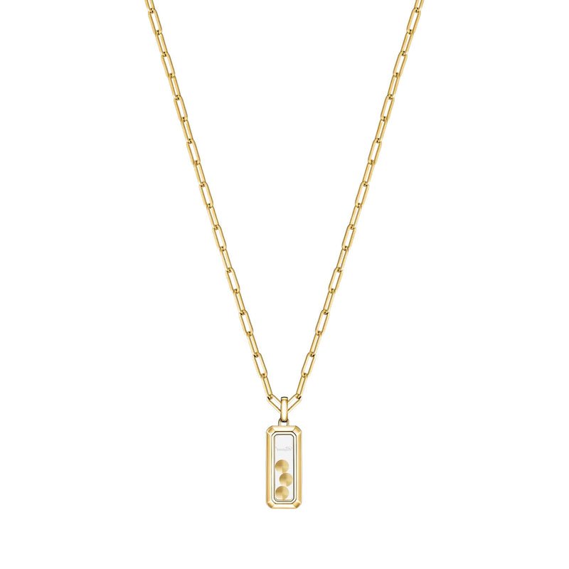 Happy Diamonds 18ct Yellow Gold Rectangular Pendant