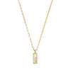 Happy Diamonds 18ct Yellow Gold Rectangular Pendant