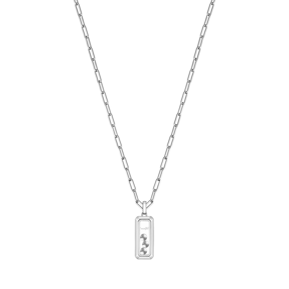 Chopard Happy Diamonds 18ct White Gold Diamond Pave Pendant - Berry's Jewellers