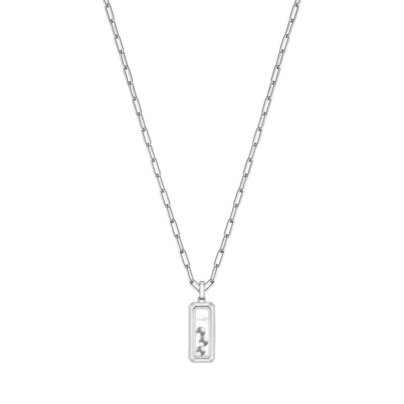 Happy Diamonds 18ct White Gold Diamond Pave Pendant