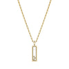 18ct Yellow Gold Happy Hearts Long Pendant