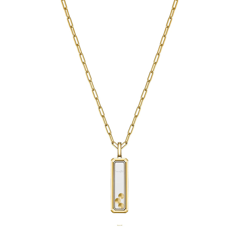 18ct Yellow Gold Happy Hearts Long Pendant