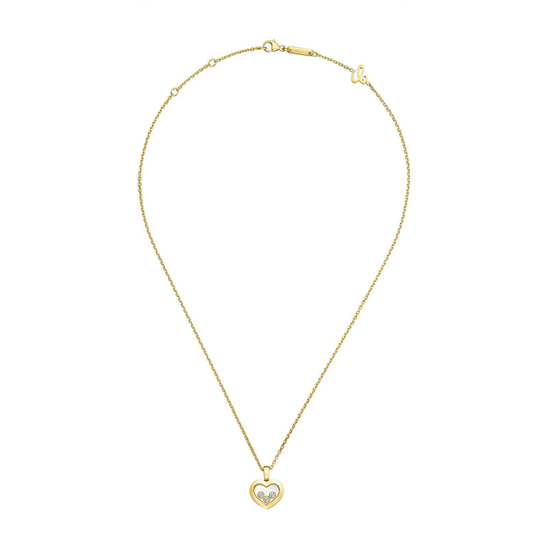Chopard Happy Diamonds Icons 18ct Yellow Gold Heart Pendant - Berry's Jewellers