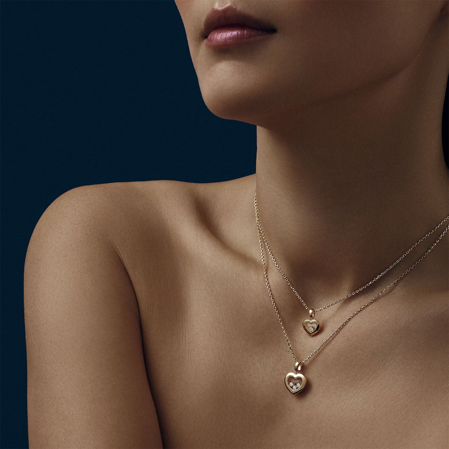 Chopard Happy Diamonds Icons 18ct Yellow Gold Heart Pendant - Berry's Jewellers
