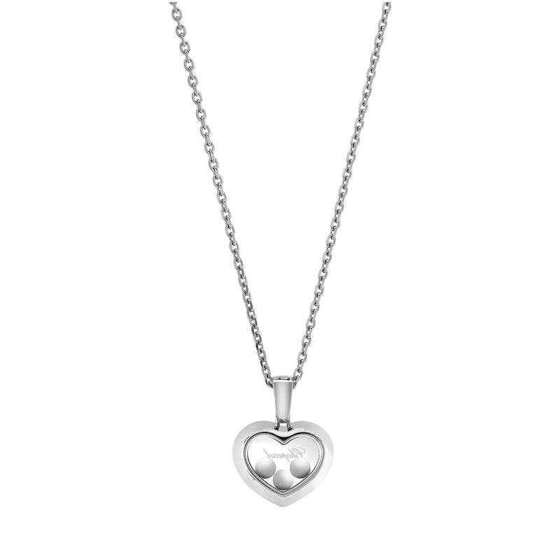 Happy Diamonds Icons 18ct White Gold Three Floating Heart Pendant